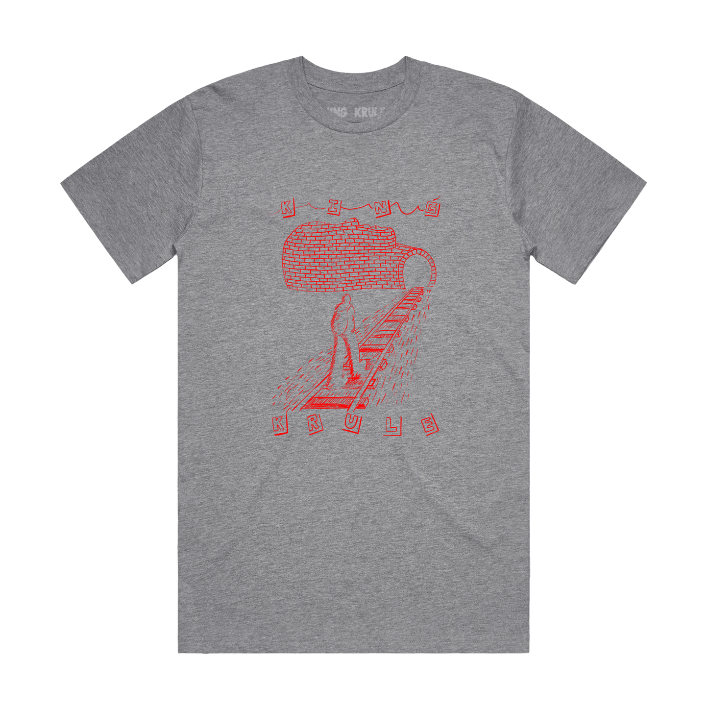 king krule grey tunnel tee front