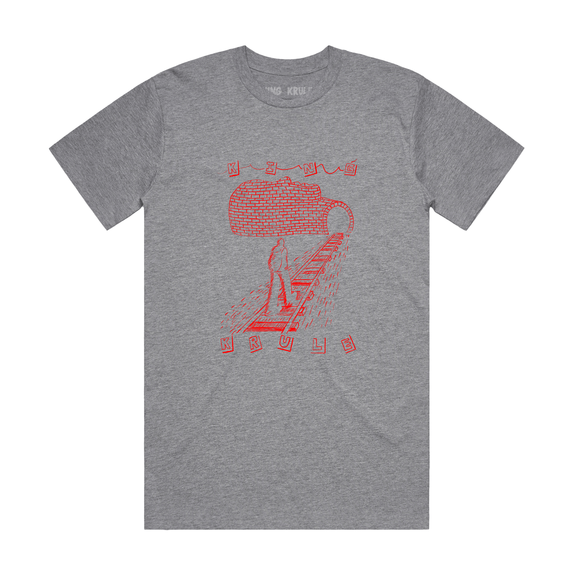 king krule grey tunnel tee front